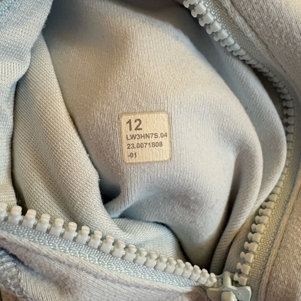 Lululemon Define Jacket Luon ~ Size 12 ~ Sheer Blue - Picture 8 of 13